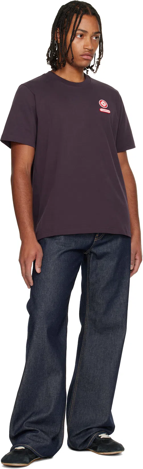 BOTTEGA VENETA Black Suede And Nylon Orbit Flash Sneakers In Blue