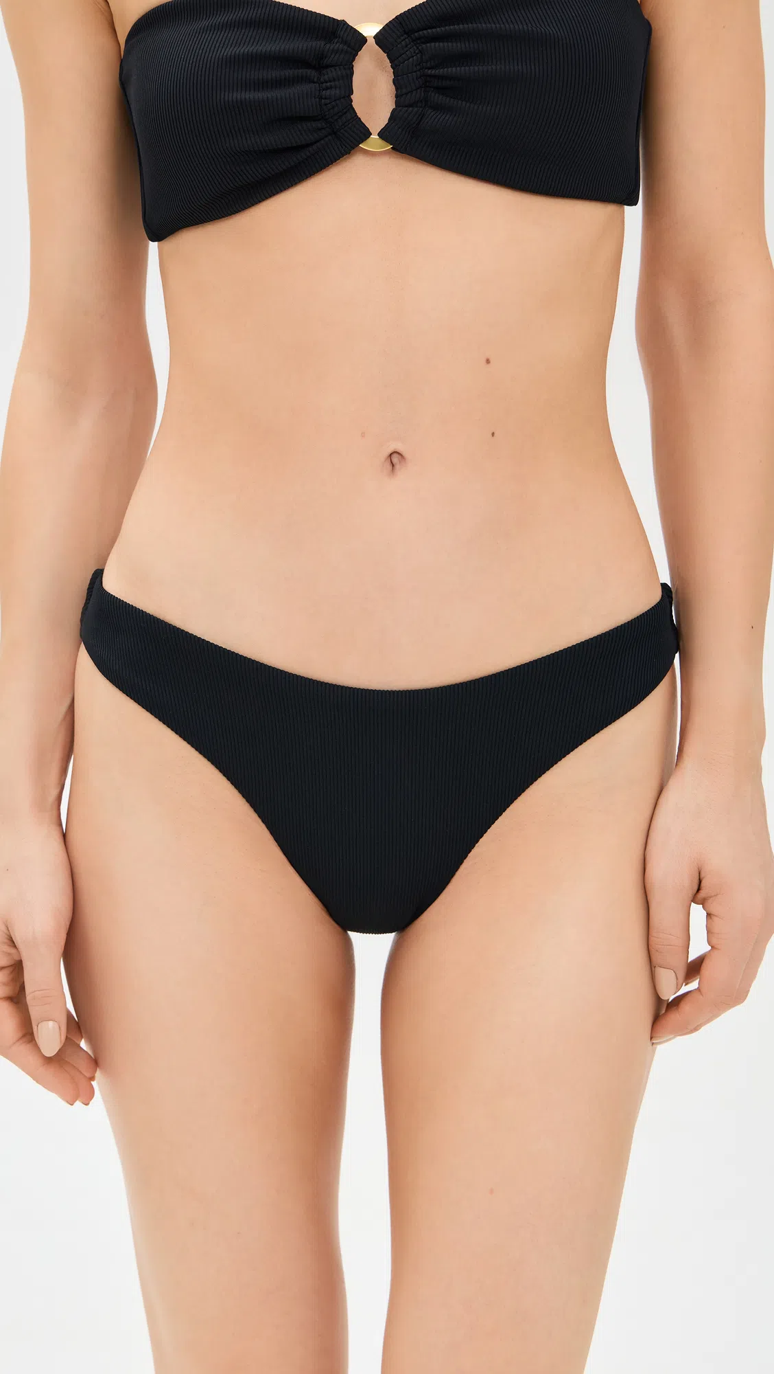 L*SPACE Lspace L Space Camacho Classic Bikini Bottoms In Black