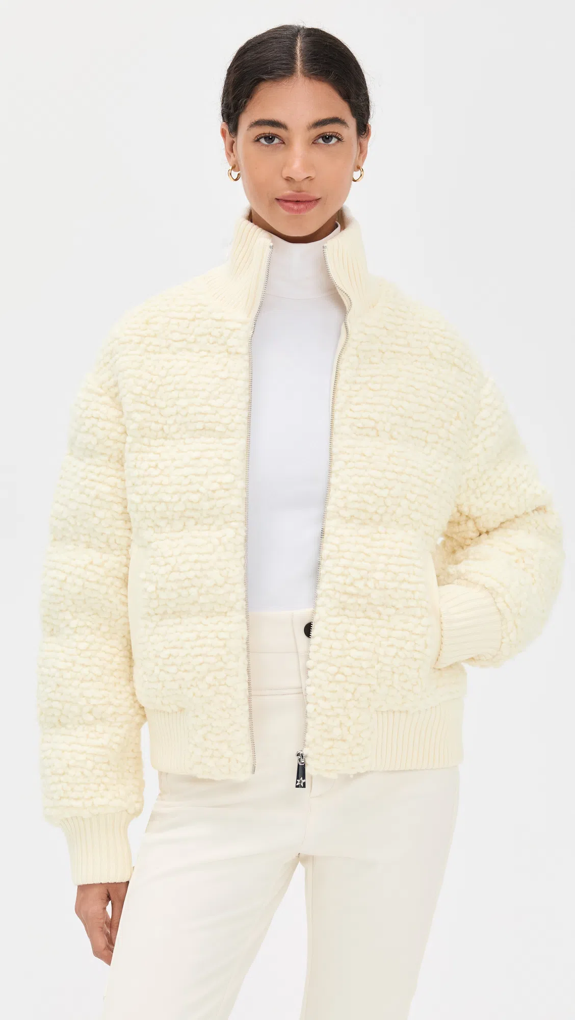 PERFECT MOMENT Wool Apres Sweater In Yellow