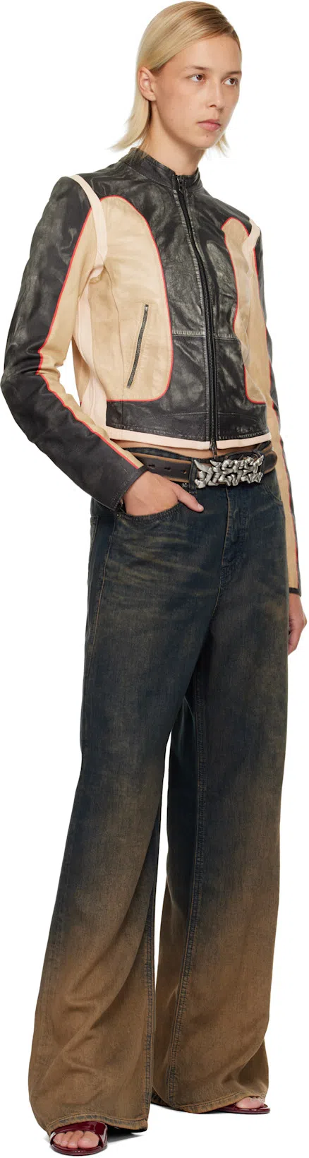 PARIS TEXAS Woman Sandals Burgundy Size 8 Leather In Red