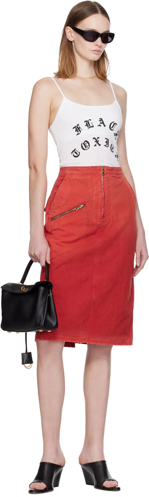 BALENCIAGA Small Rodeo Leather Top Handle Bag In Black