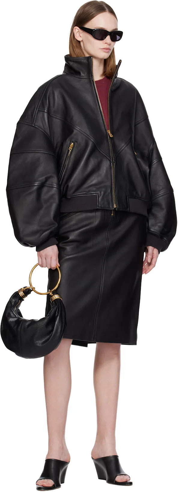 CHLOÉ Small Bracelet Hobo Bag Black