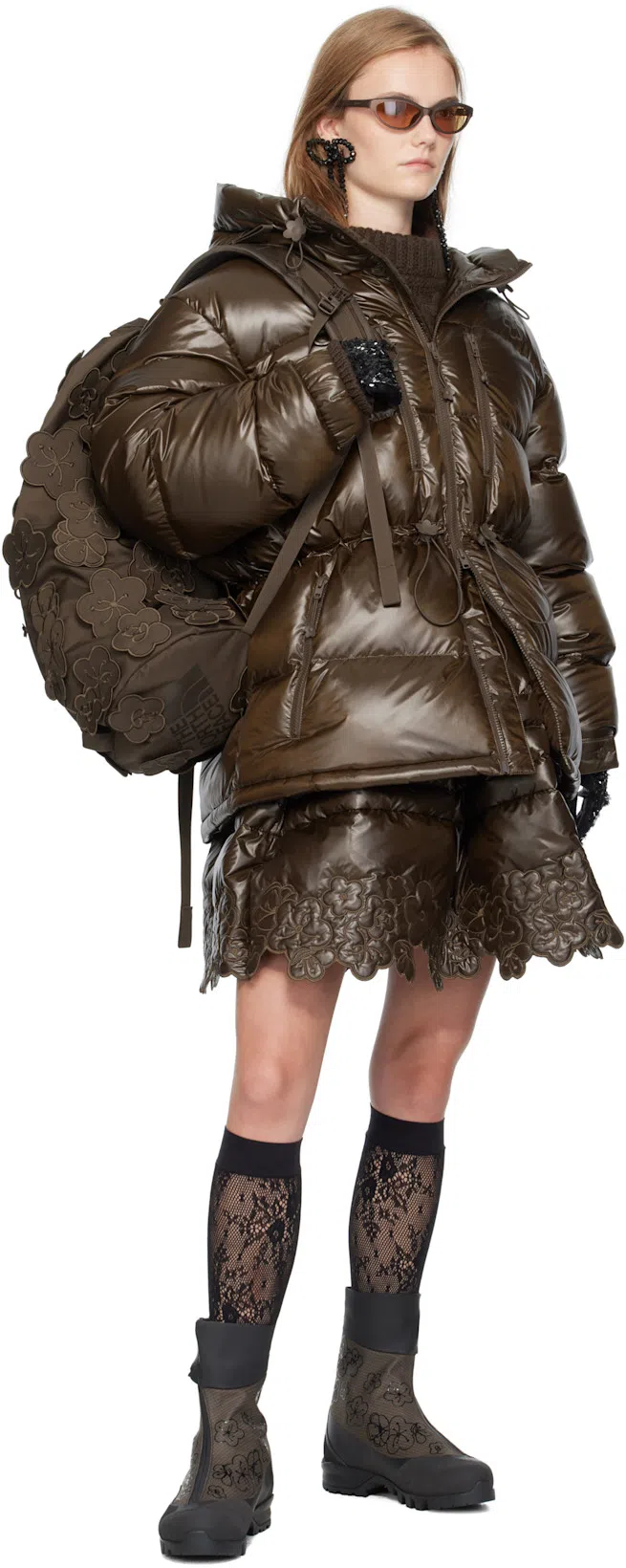 CECILIE BAHNSEN X The North Face 45mm Floral Verto Ankle Boots In Multi