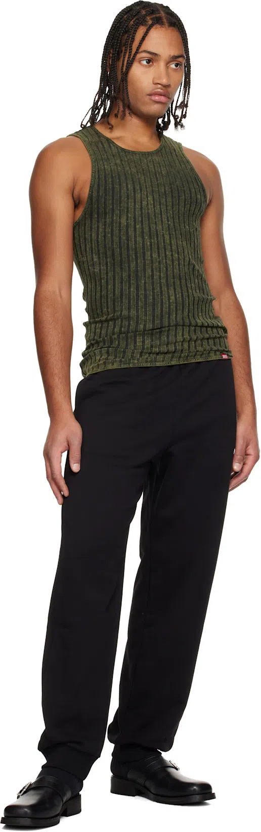 OUR LEGACY Camion Leather Mule With Buckle In Black