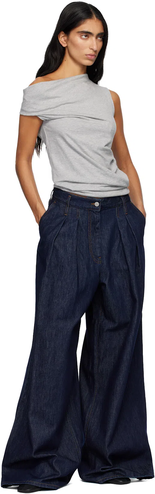 DRIES VAN NOTEN Pointed Toe Ankle Boots With Sculptural Heel In Black