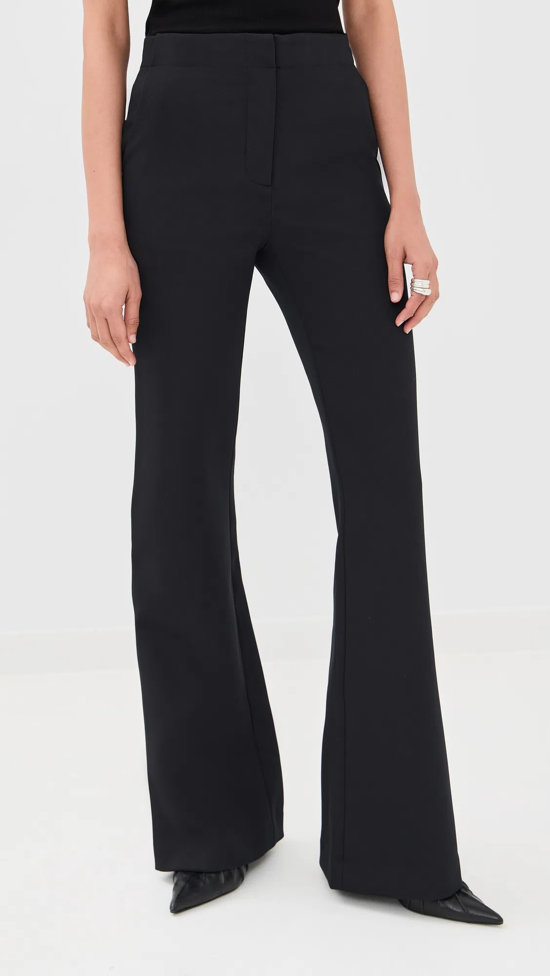 SIMKHAI Womens Oxblood Monroe Embellished Wool-blend Jumper In Burgundy