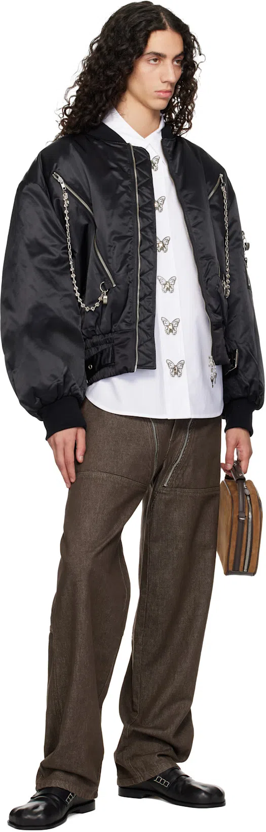 STEFAN COOKE Brown Bowling Bag