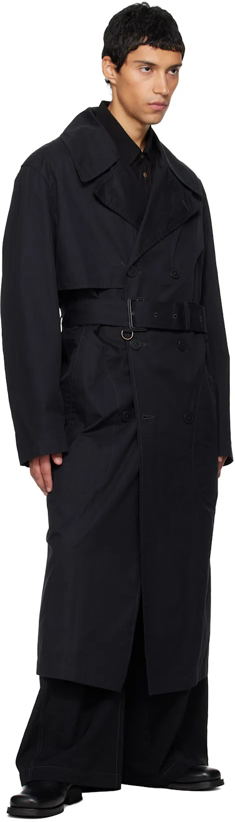 OUR LEGACY Camion Leather Mule With Buckle In Black