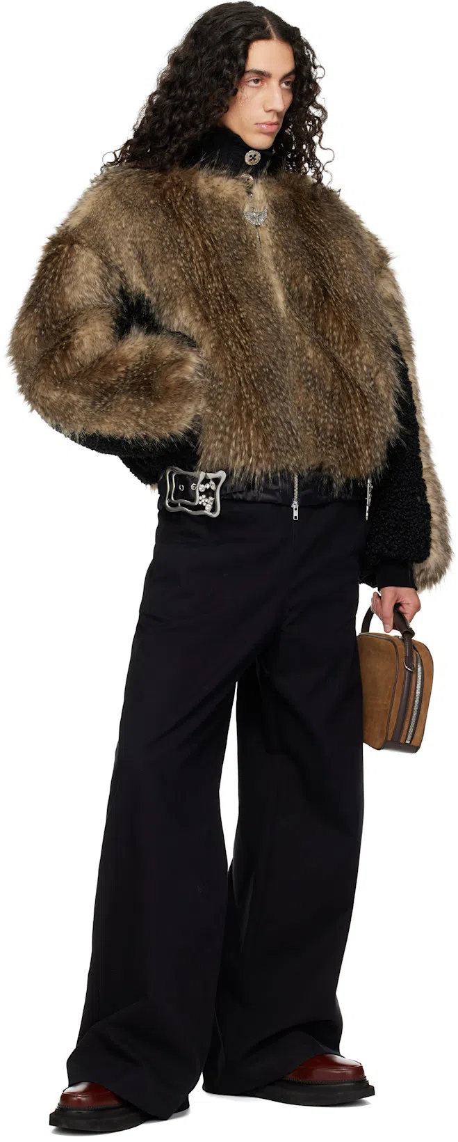 STEFAN COOKE Brown Bowling Bag