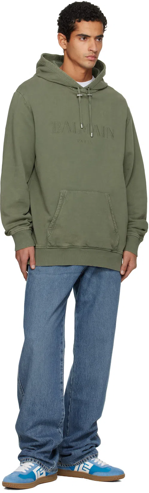 BALMAIN Crew Neck Short Sleeves In White