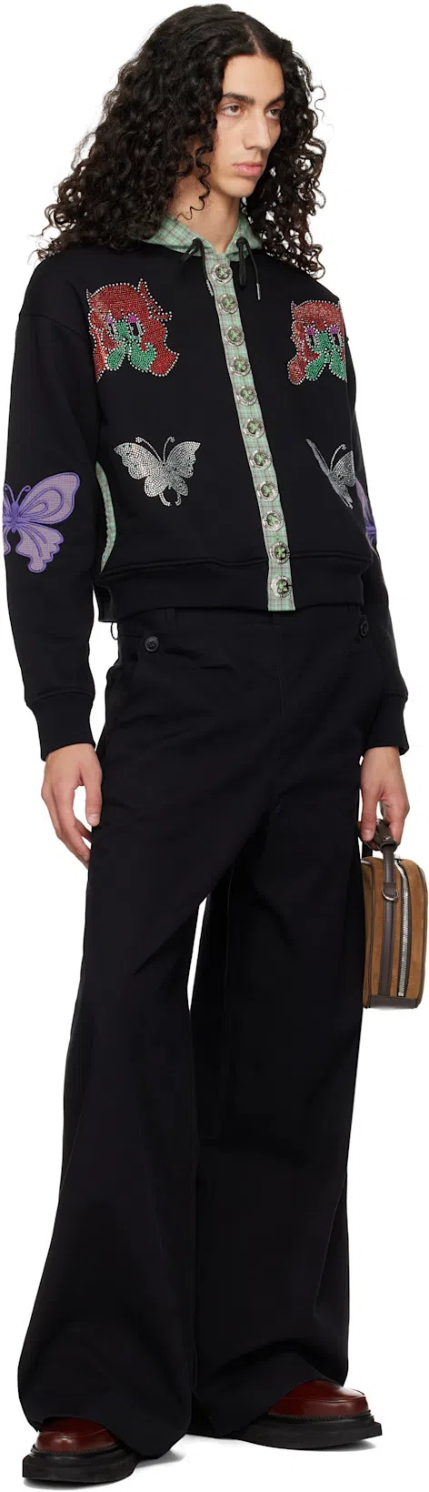 STEFAN COOKE Brown Bowling Bag