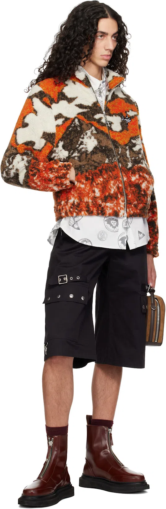 STEFAN COOKE Brown Bowling Bag