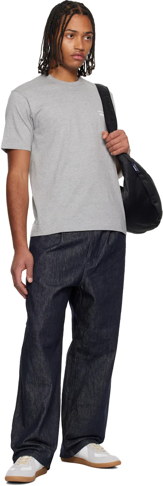 MAISON MARGIELA White Leather Sneakers In Multi