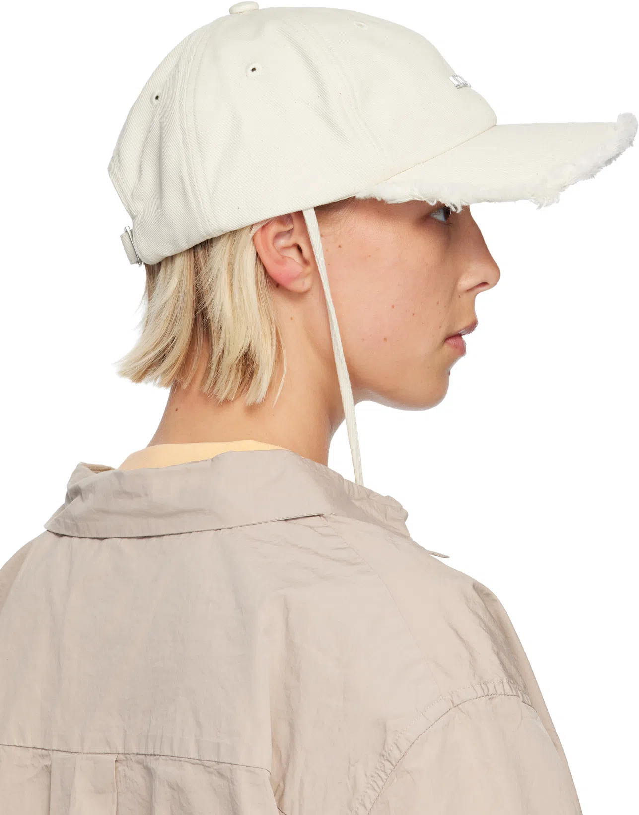 JACQUEMUS Le Tshirt Gros Grain Cotton T-shirt In Orange