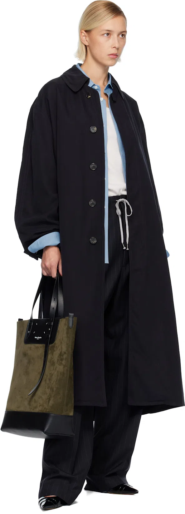 ANN DEMEULEMEESTER Seva Tank Top In Cotton Rib Jersey In White