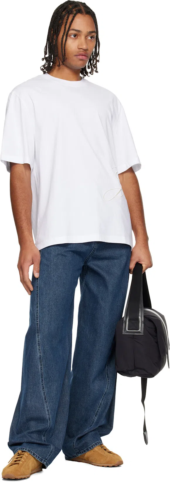 JACQUEMUS Le Tennis Sneakers In Soft Corduroy-embossed Suede In Brown