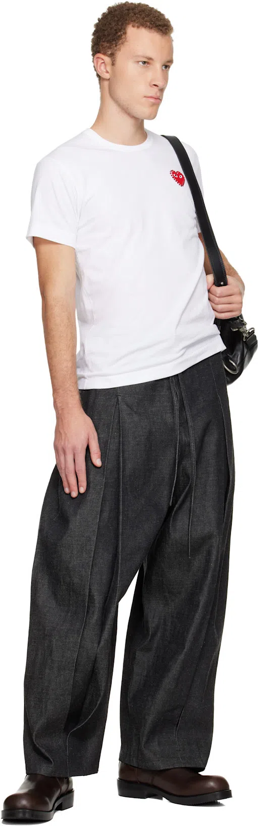 DRIES VAN NOTEN Bum Shoulder Bag In Black