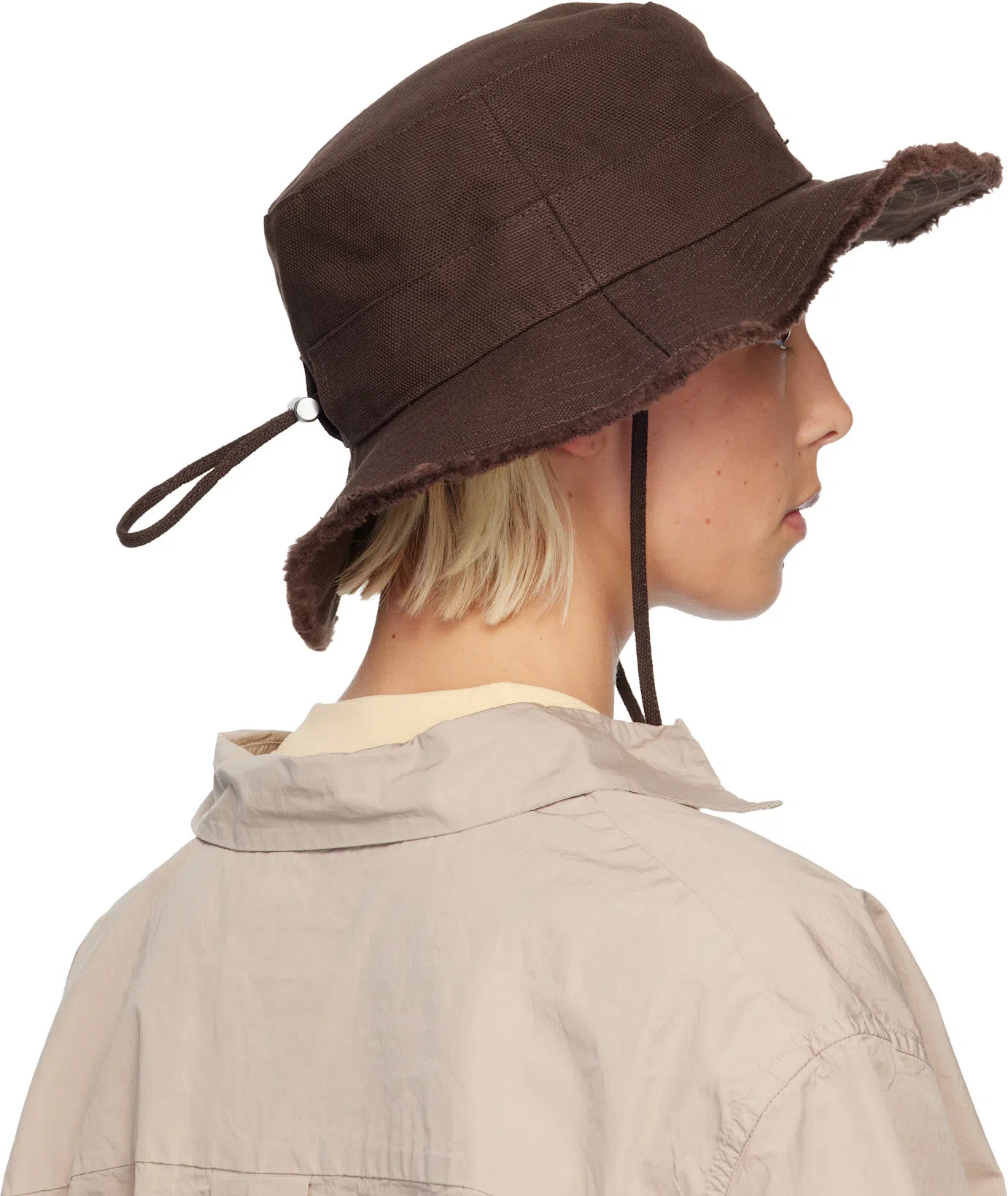 JACQUEMUS Le Tshirt Gros Grain Cotton T-shirt In Orange