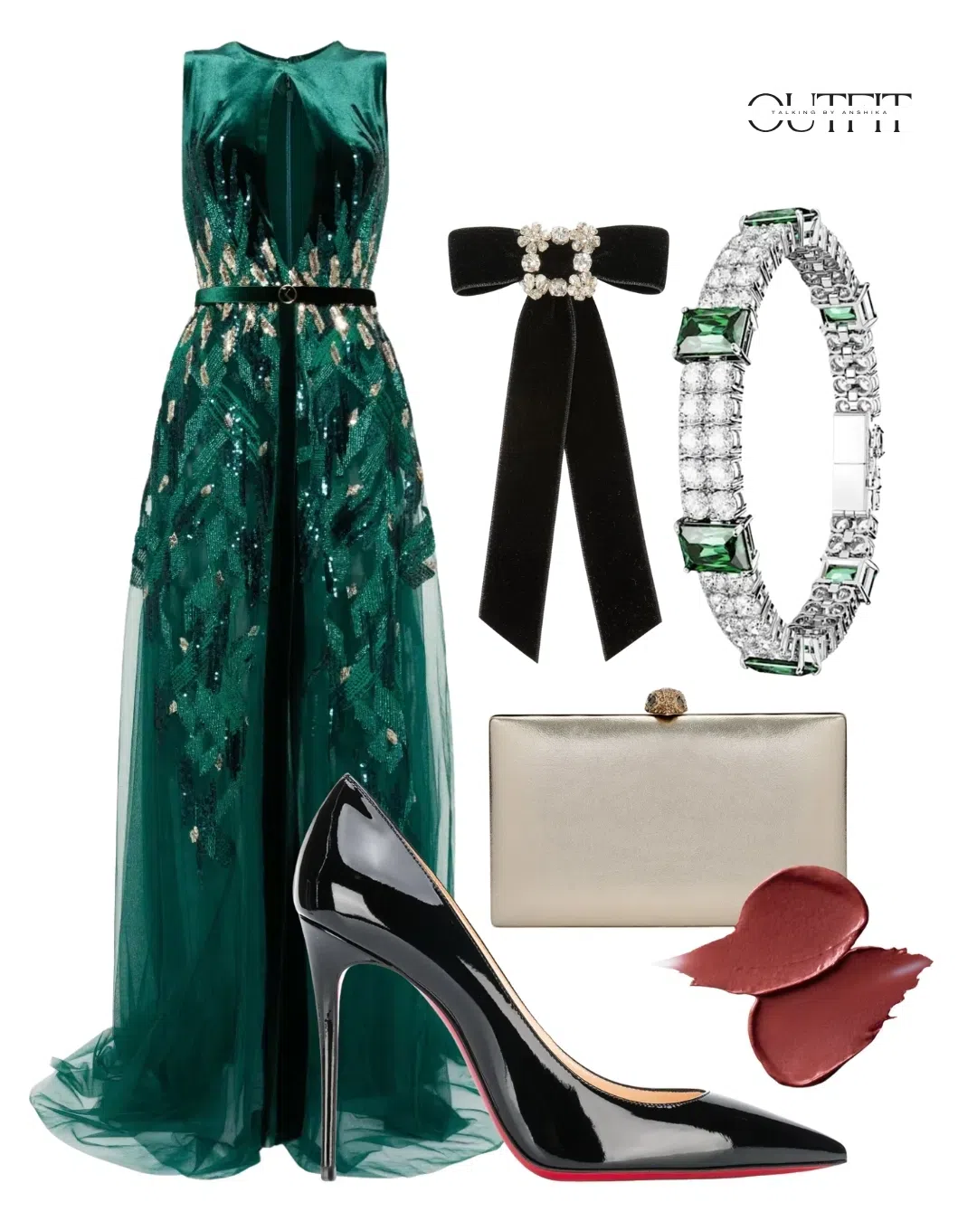 CHRISTIAN LOUBOUTIN So Kate Patent Pointed-toe Red Sole Pump In Black