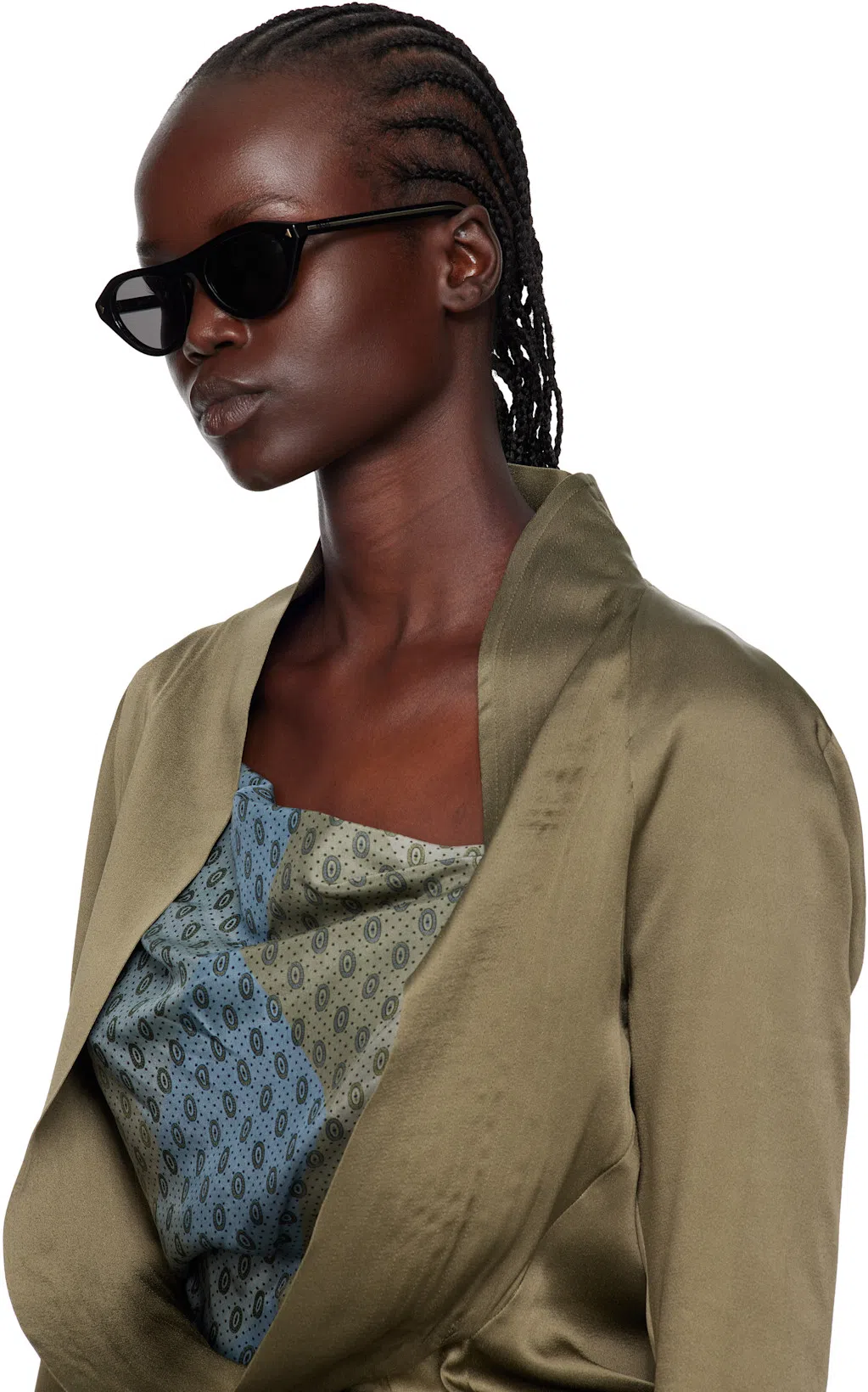 PRADA Pr B15s 16k731 51mm Womens Irregular Sunglasses In Black