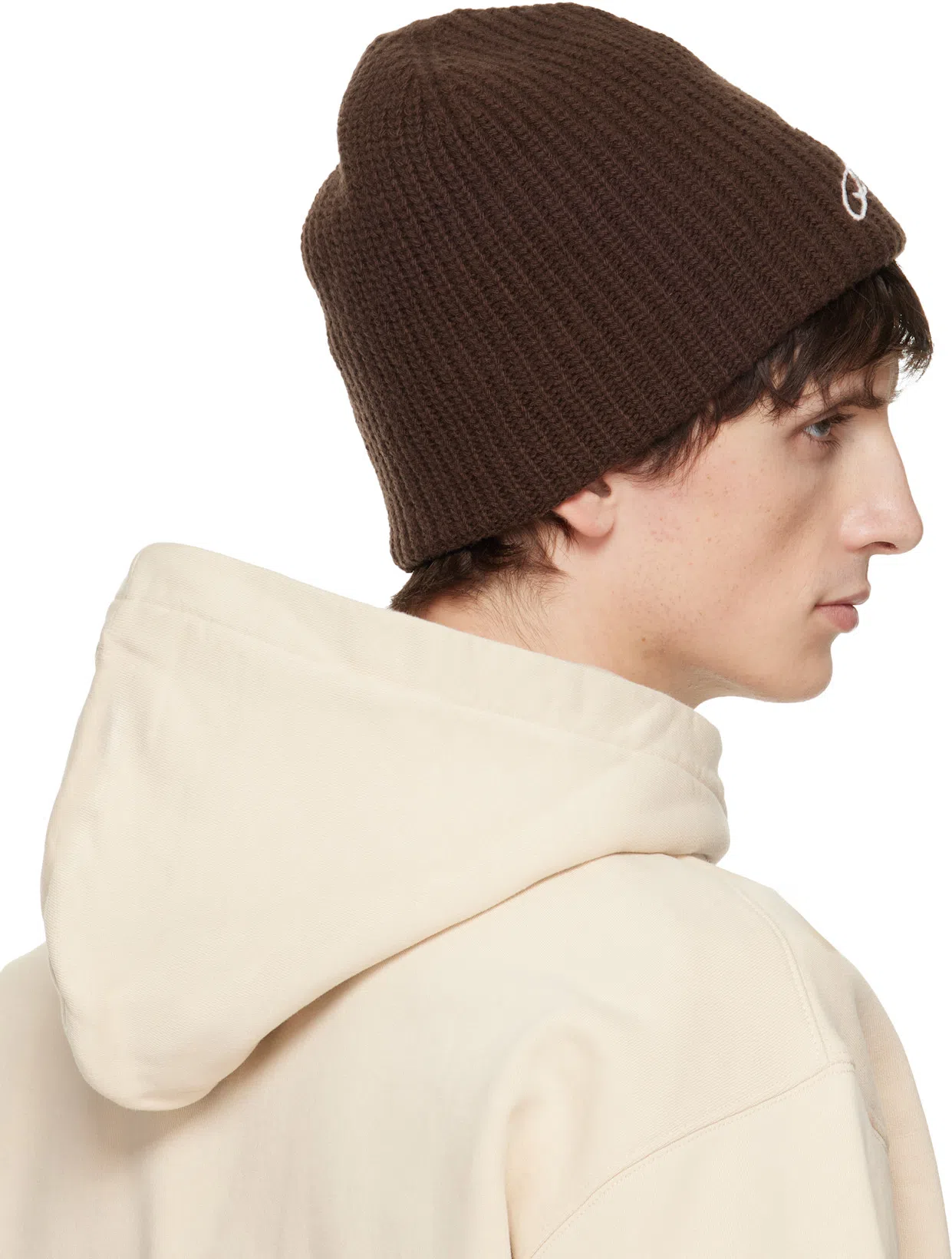 JACQUEMUS Men Le Hoodie Gros Grain In Neutral