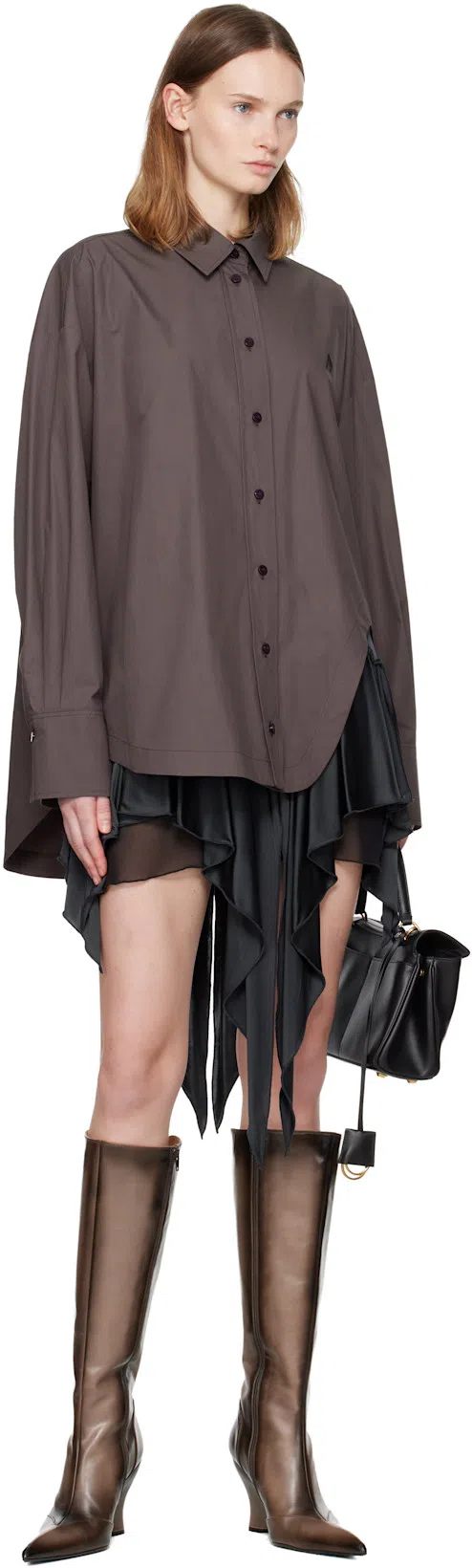 BALENCIAGA Small Rodeo Leather Top Handle Bag In Black