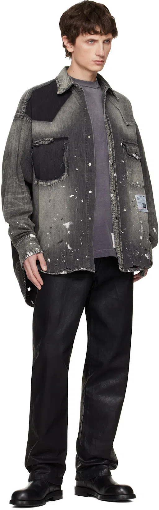 ANN DEMEULEMEESTER Bente Boots In Black Leather