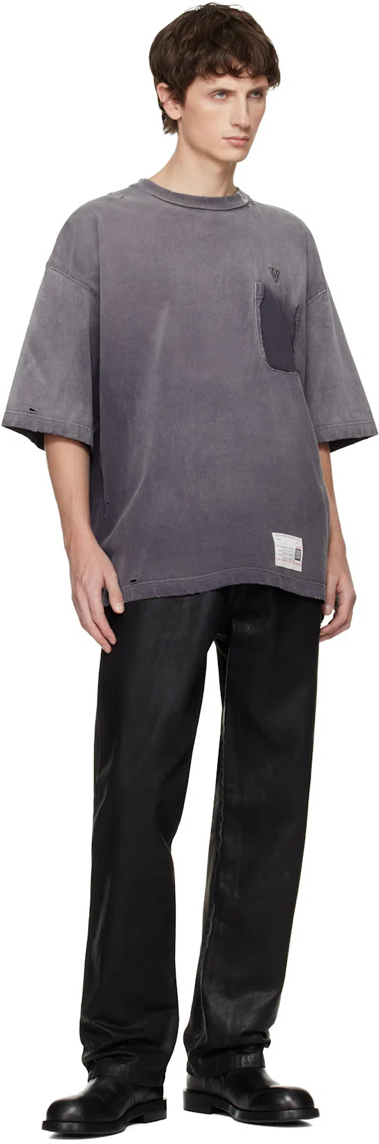 ANN DEMEULEMEESTER Bente Boots In Black Leather