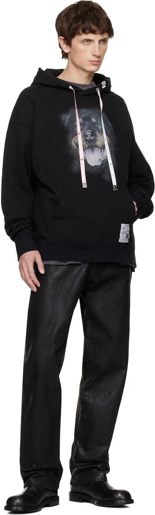 ANN DEMEULEMEESTER Bente Boots In Black Leather