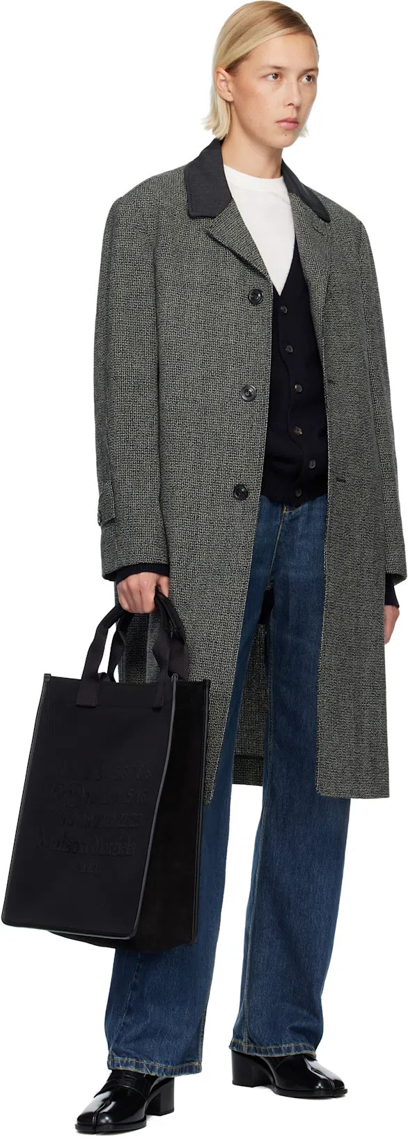 MAISON MARGIELA Tabi City Loafer Mule Woman Black In Multi