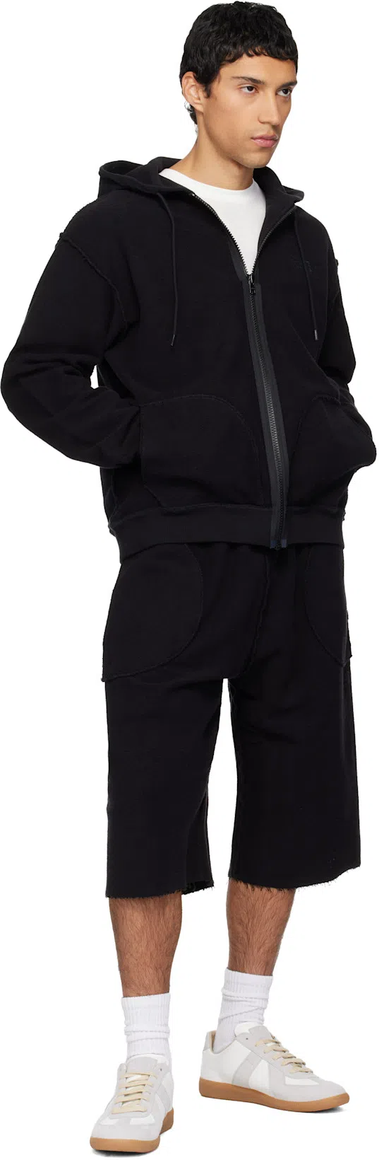 MAISON MARGIELA White Leather Sneakers In Multi