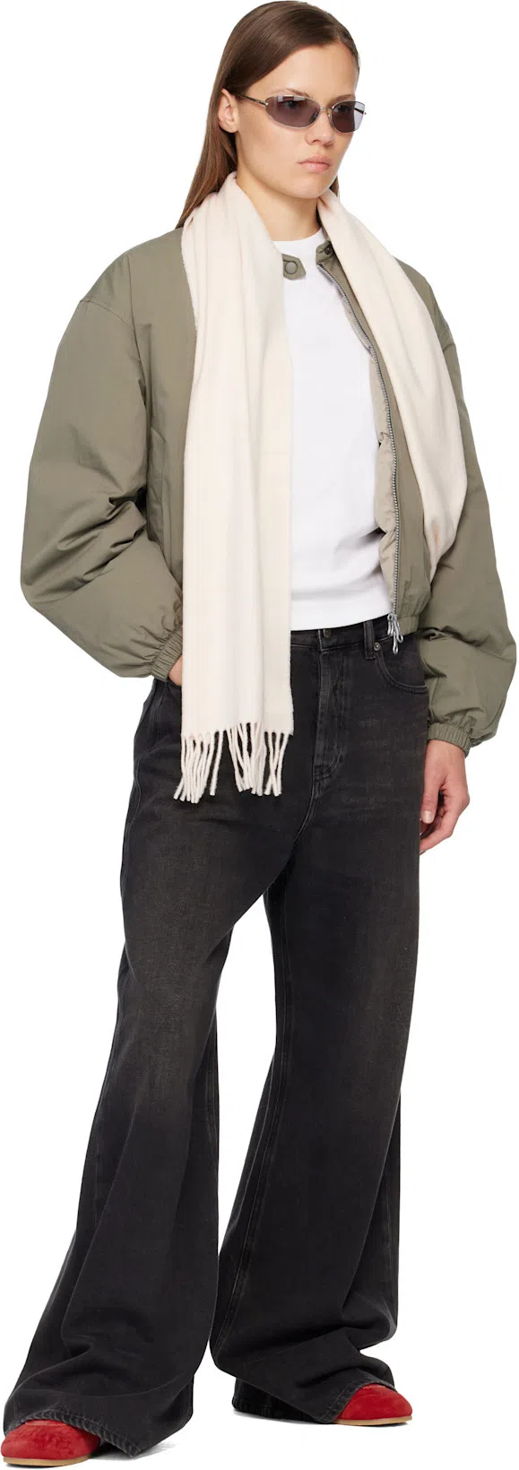 DRIES VAN NOTEN 70s Marathon Spirit Suede Low-top Sneakers In Red