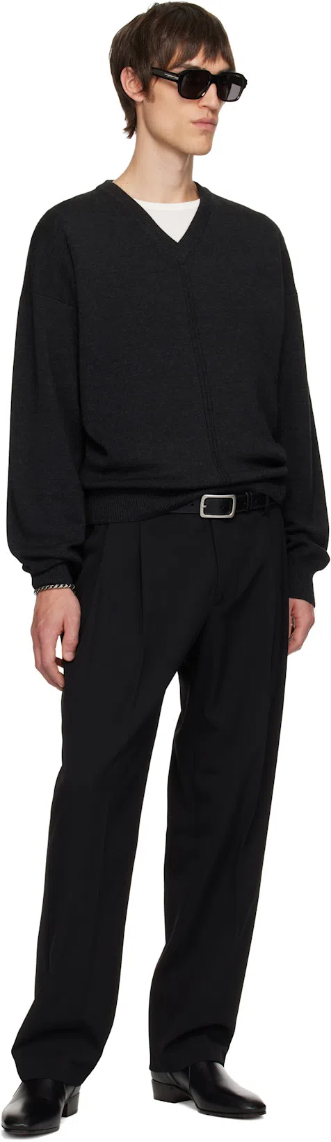 VALENTINO GARAVANI Pat Ankle Boots In Black