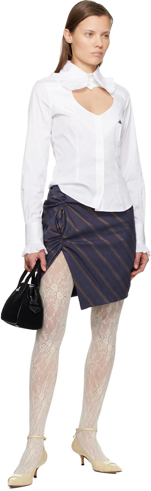 VIVIENNE WESTWOOD Toulouse Frill Shirt In Multi