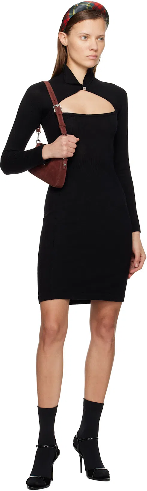 BALENCIAGA Avenue Sock Black Sandal In Patent Leather And Mesh