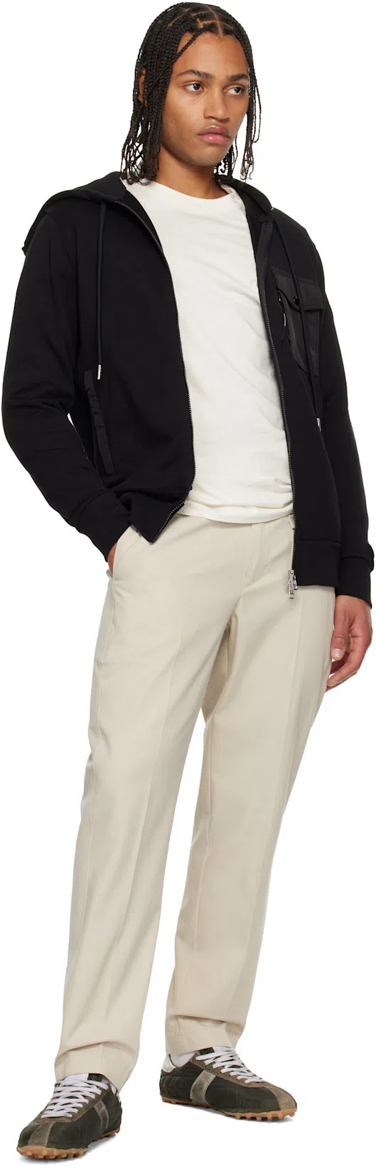 MAISON MARGIELA Green Polyester Sneaker