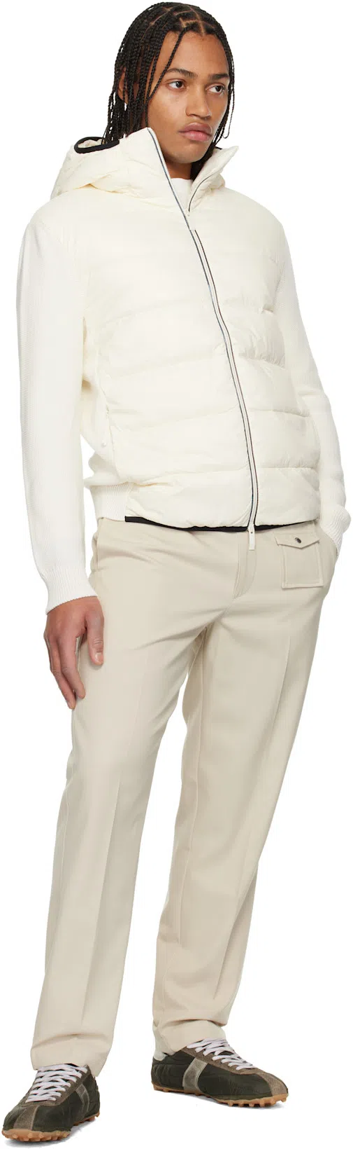 MAISON MARGIELA Green Polyester Sneaker