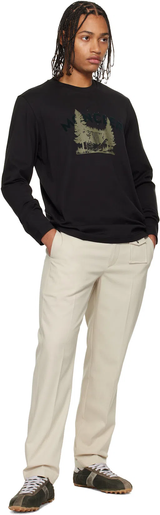 MAISON MARGIELA Green Polyester Sneaker