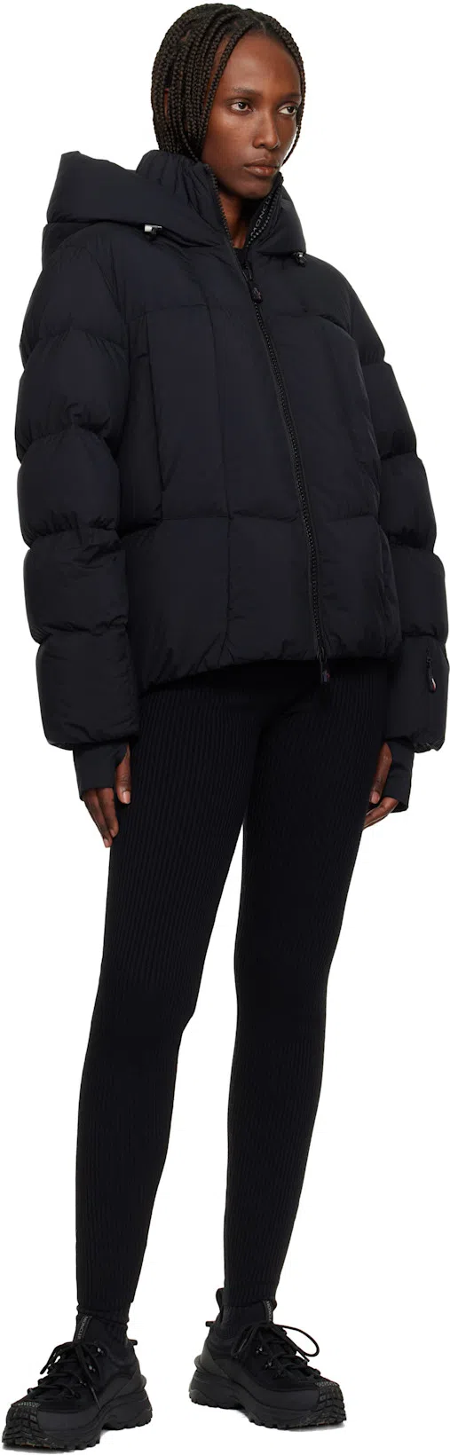 MONCLER Sneakers Trailgrip Lite3 En Nubuck Et Daim In Black