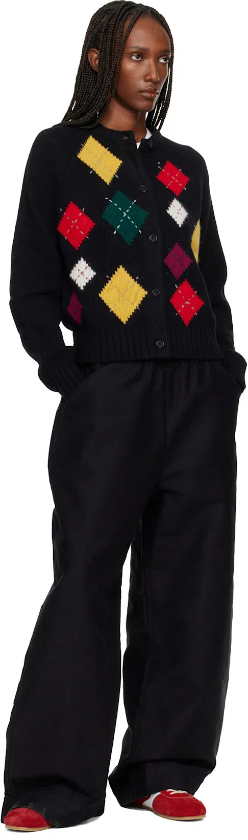 DRIES VAN NOTEN 70s Marathon Spirit Suede Low-top Sneakers In Red