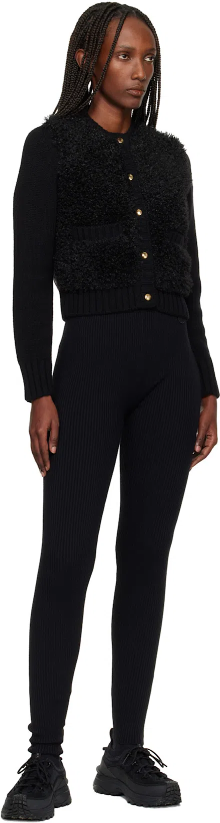 MONCLER Sneakers Trailgrip Lite3 En Nubuck Et Daim In Black