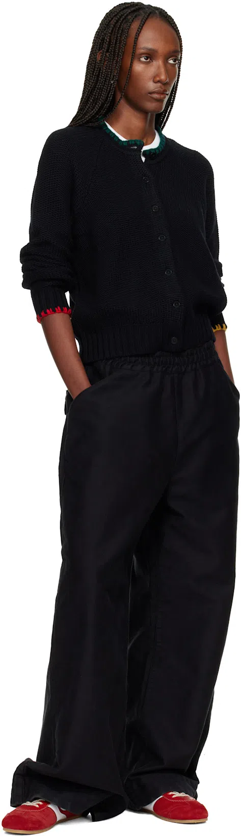 DRIES VAN NOTEN 70s Marathon Spirit Suede Low-top Sneakers In Red