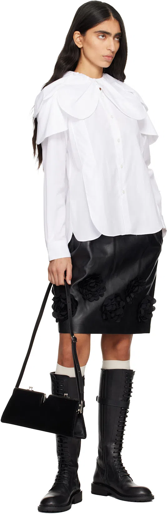 ANN DEMEULEMEESTER Women Danny 24 Hole Lace Up Boots In Black