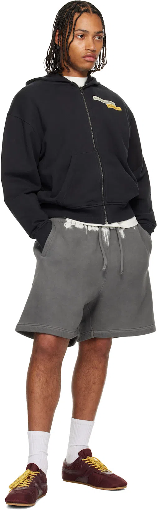 PALM ANGELS Bear In Mind Over T-shirt In White