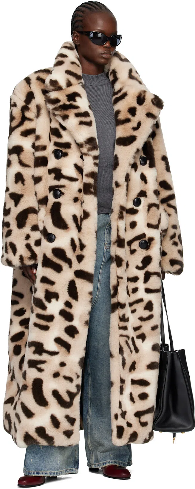 BALENCIAGA Blue Low Crotch Jeans In 2204 Blue Rust