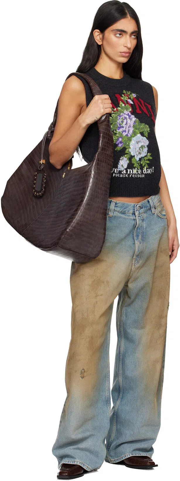 ACNE STUDIOS 2023f Fn Penicillin Jeans Mid Blue In 863 Mid Blue