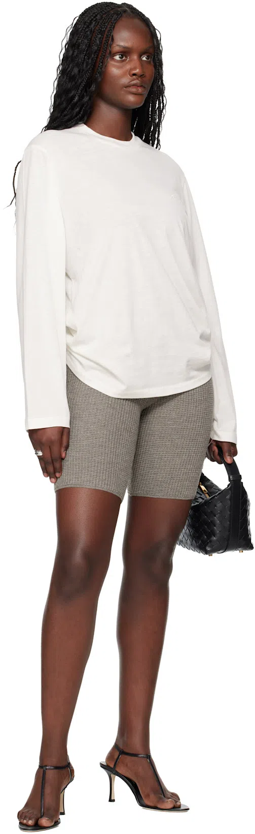 BOTTEGA VENETA Black Micro Wallace Bag