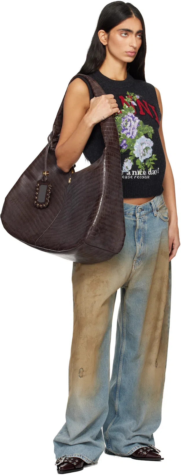 ACNE STUDIOS 2023f Fn Penicillin Jeans Mid Blue In 863 Mid Blue