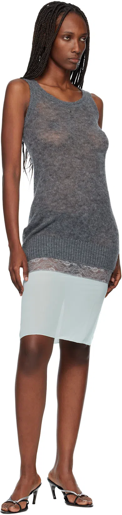 COPERNI 35mm Leather Thong Sandals In Black