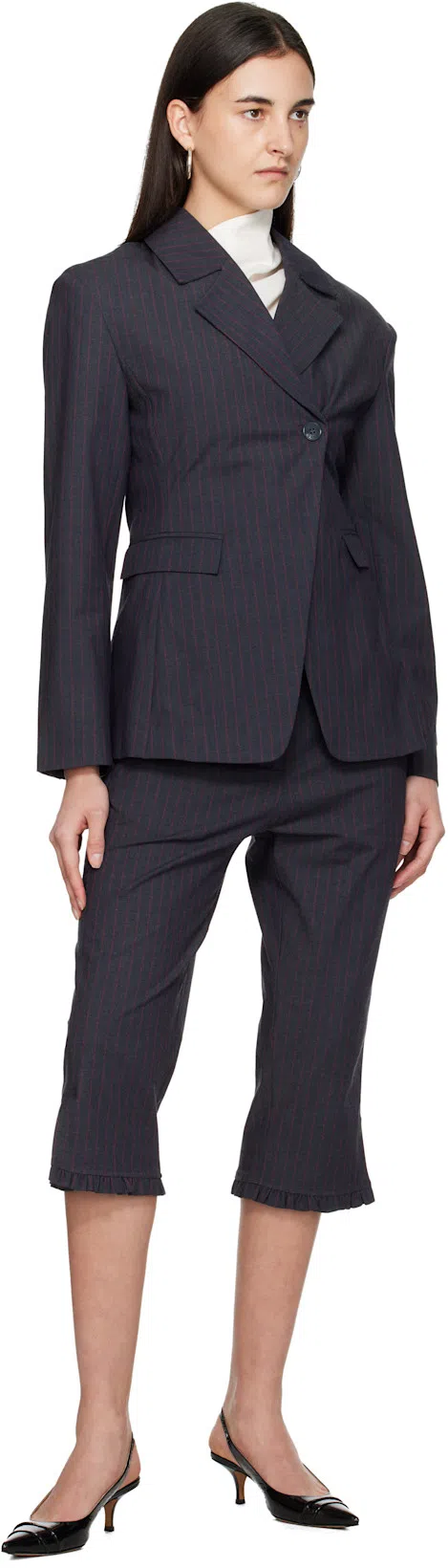 MAISON MARGIELA Black Kinkies Slingback Heels